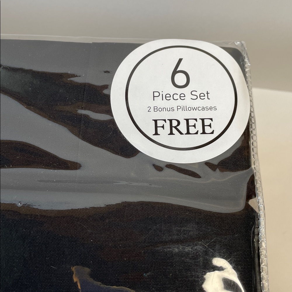 NWT Hotel Bamboo Collection Queen Sheet Set - Black - Picture 4 of 5